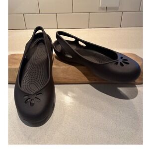 Crocs Alice Work Espresso Brown Slingback Mary Jane Flats Women's 
 ~ Size 9